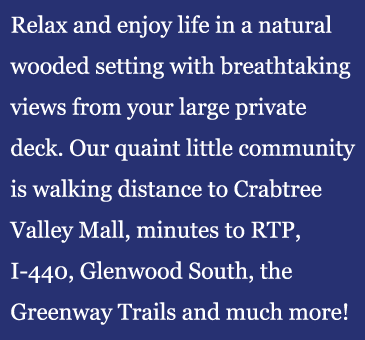 At the Pinnancle, our apartments bring natural lighting into the home through the use of large windows and glass doors. Enjoy being in the woods while living  in the city.